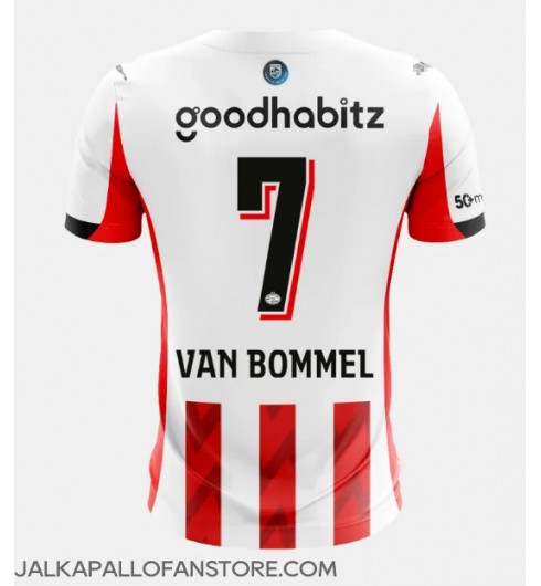 PSV Eindhoven Ruben van Bommel #7 Kotipaita 2025-26 Lyhythihainen PSV Eindhoven Ruben van Bommel #7 Kotipaita 2025-26 Lyhythihainen